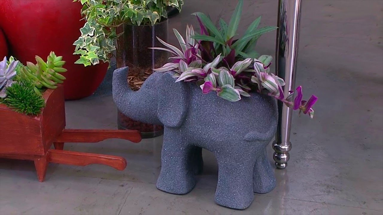 como hacer un centro de plantas naturales