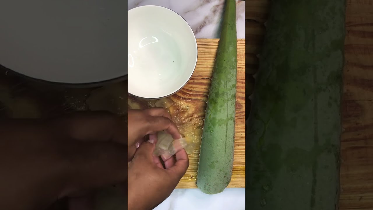aloe vera en la planta de los pies