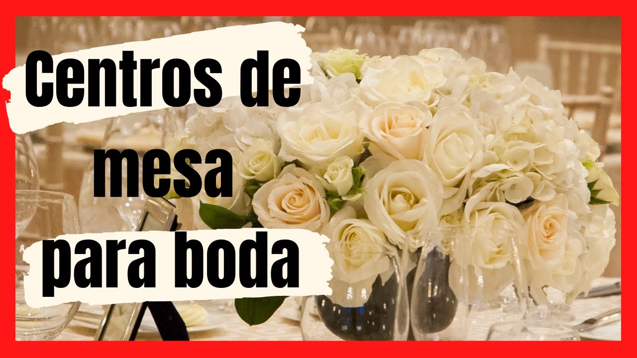 arreglo de flores para mesa de boda