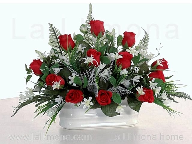 centros de flores secas para cementerio