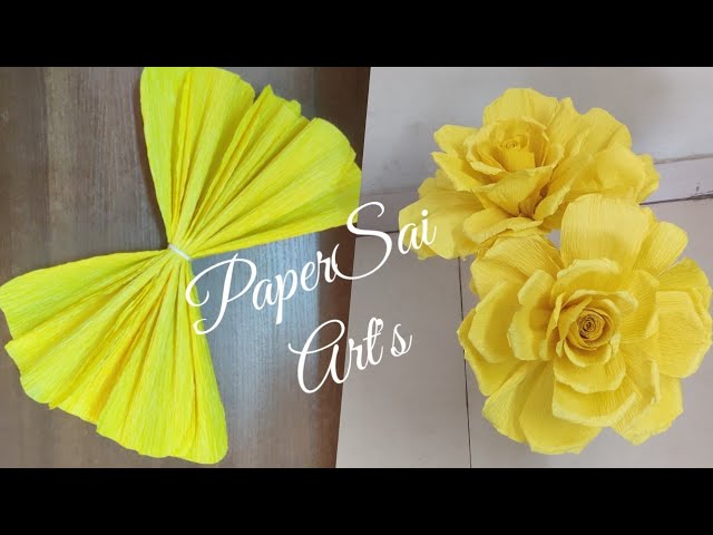 centros de mesa con flores de papel