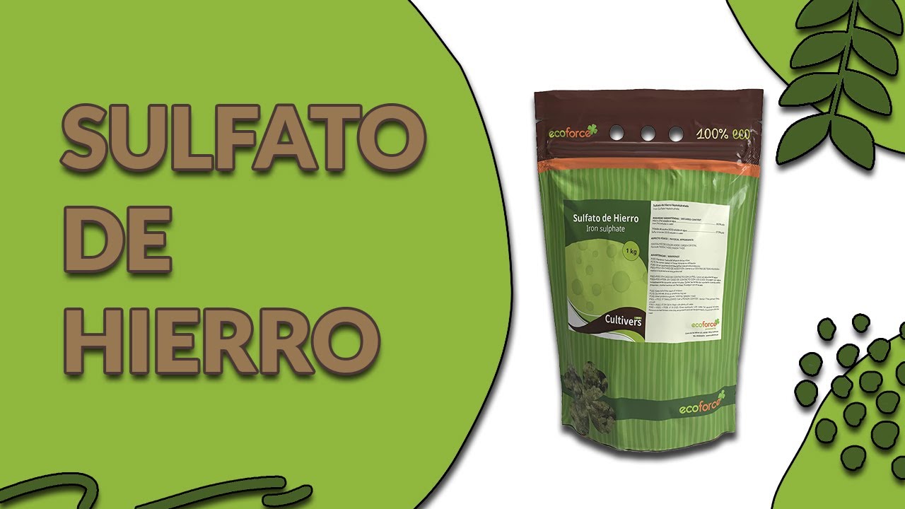 como se usa el sulfato de hierro en las plantas