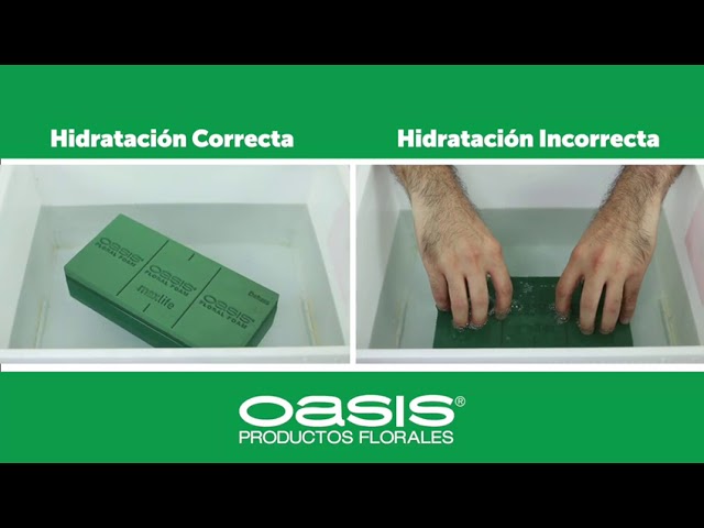 cosa verde para poner las flores