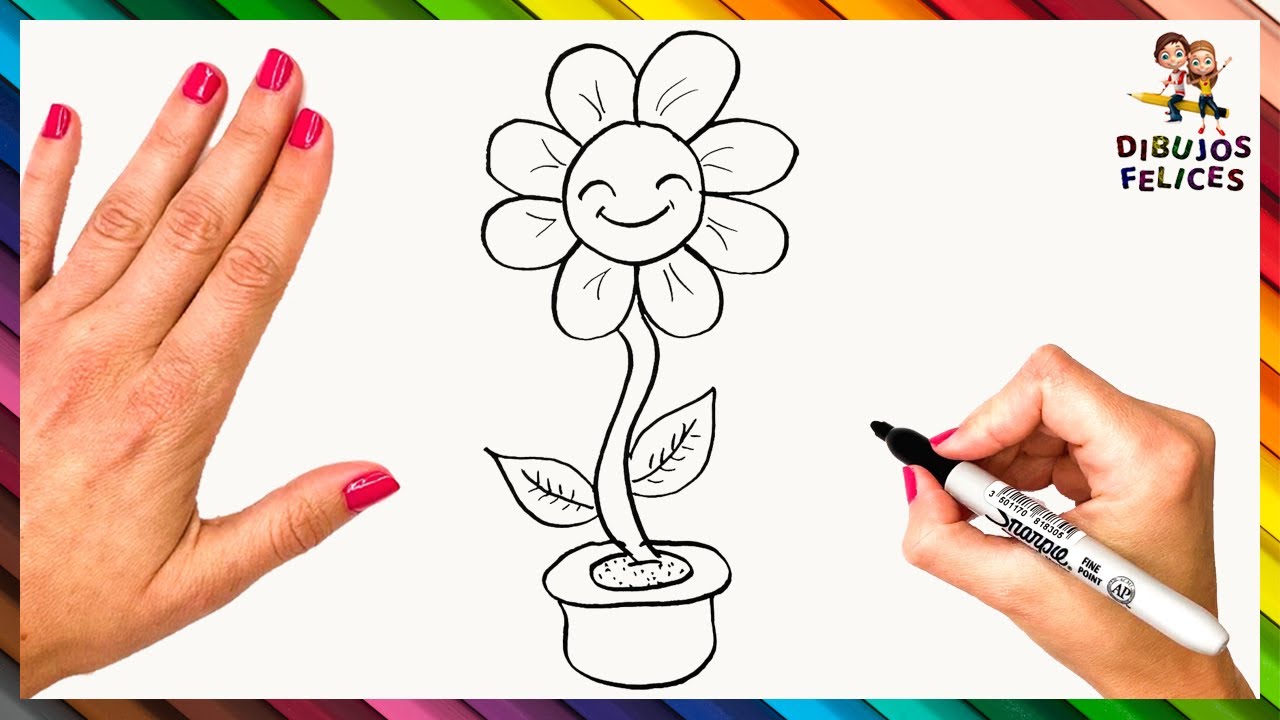 dibujo de una planta para colorear