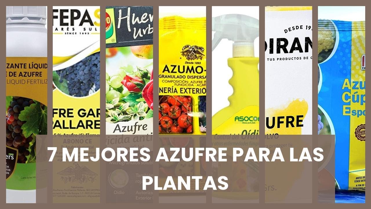 donde comprar azufre para las plantas