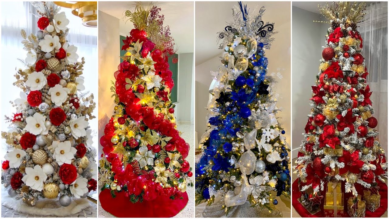flor de pascua para arbol de navidad
