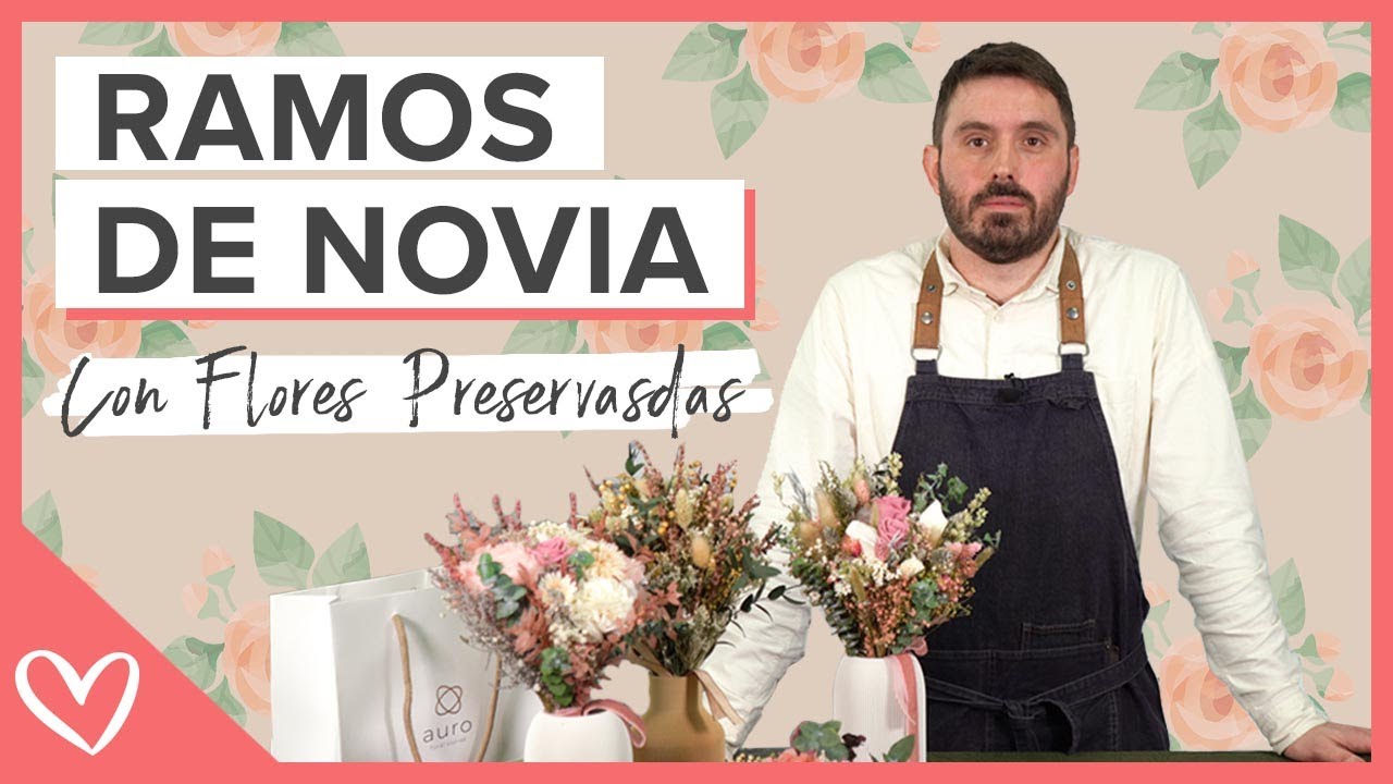 ramo de novia de flores secas