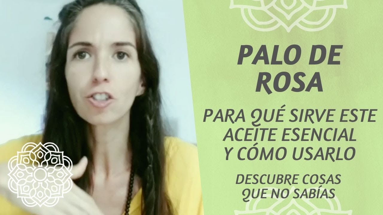 aceite esencial de palo de rosa