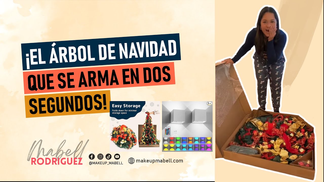 arbol de navidad que se monta solo