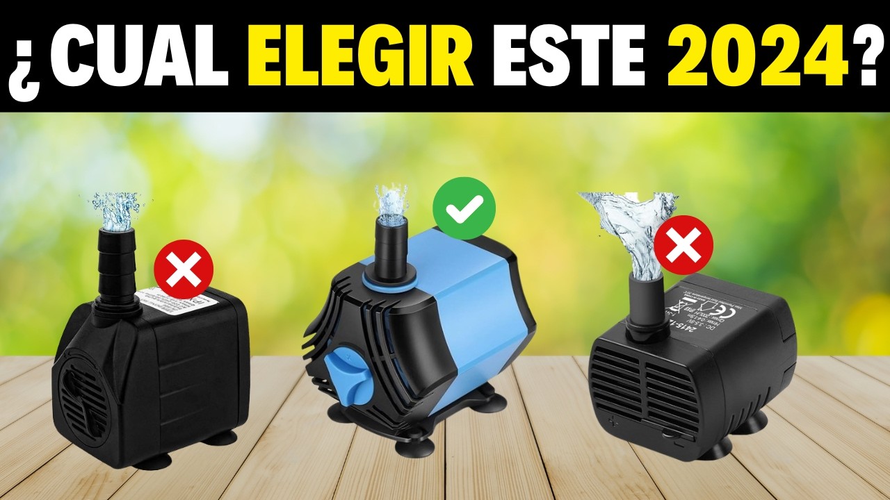bomba de agua para fuente de jardin