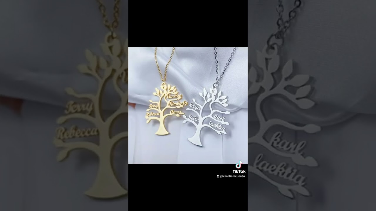 colgante arbol de la vida con nombres