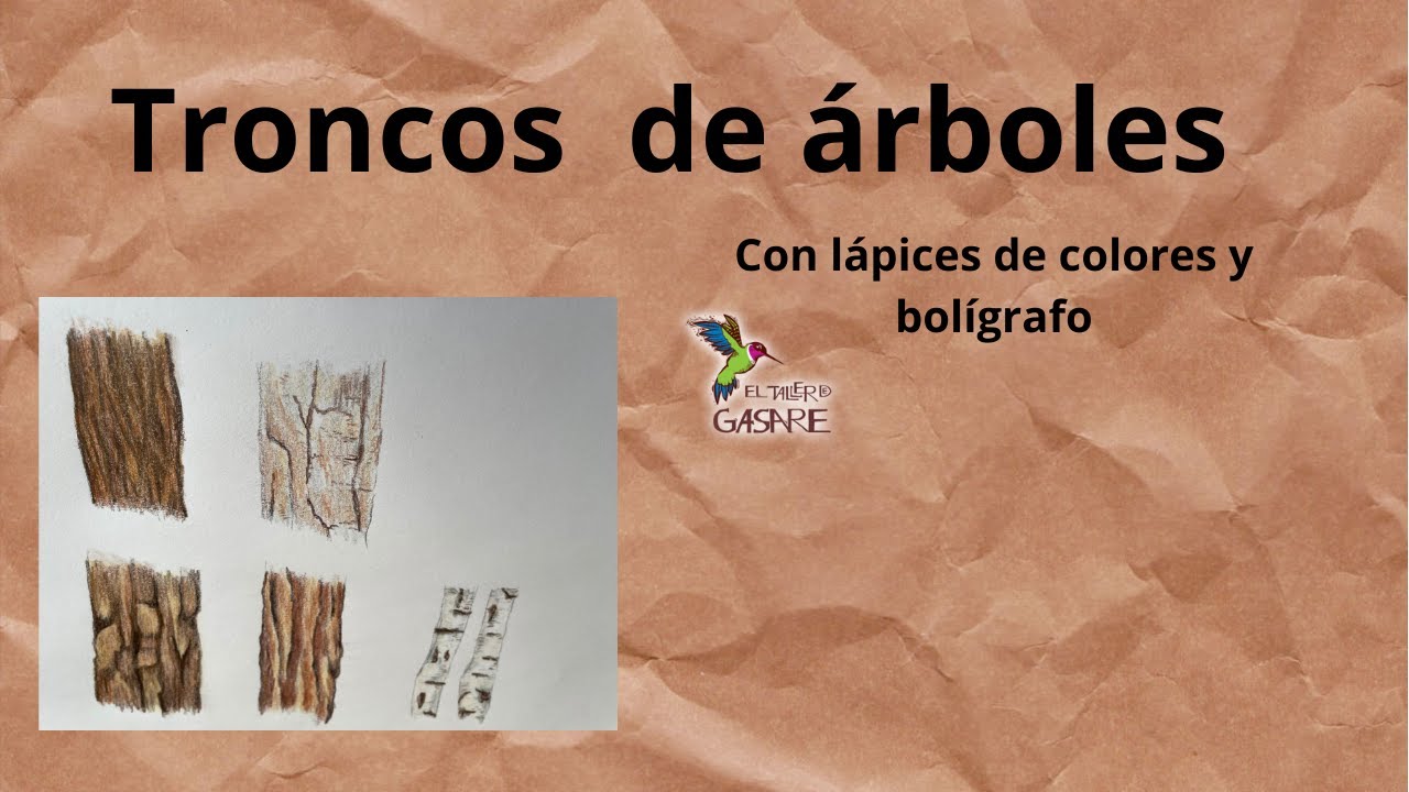 color del tronco de un arbol