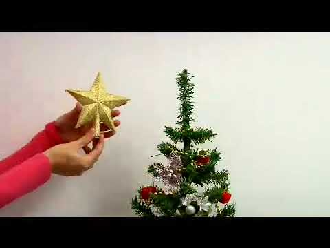 como colocar la estrella en el arbol de navidad