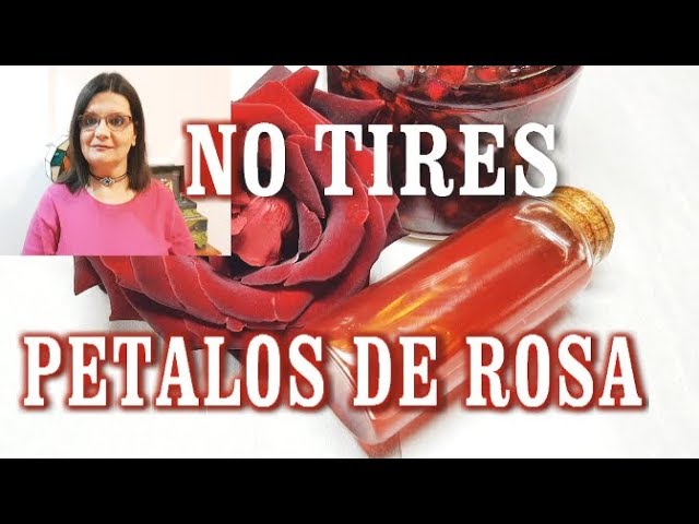 como conservar los petalos de rosa