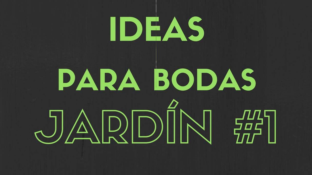 como decorar un jardin para boda