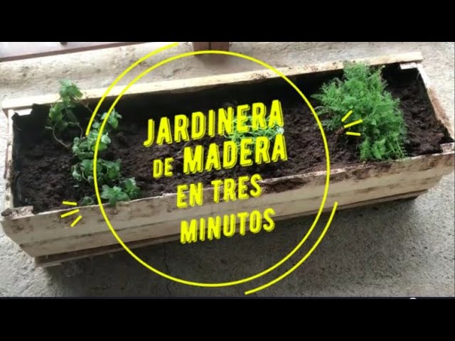 como hacer jardineras de madera para exterior