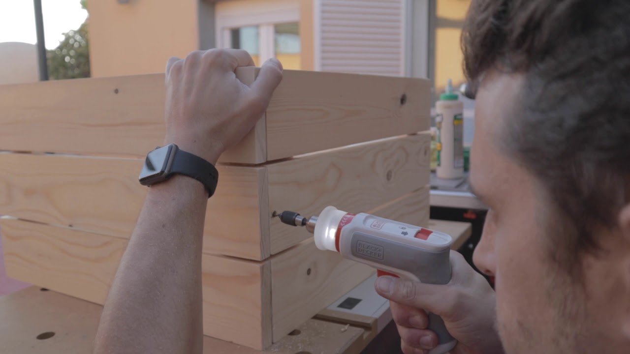 como hacer una jardinera de madera