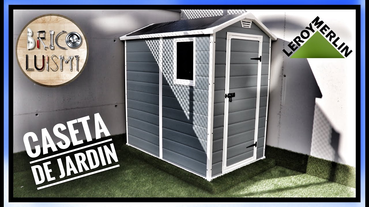 como instalar una caseta de jardin
