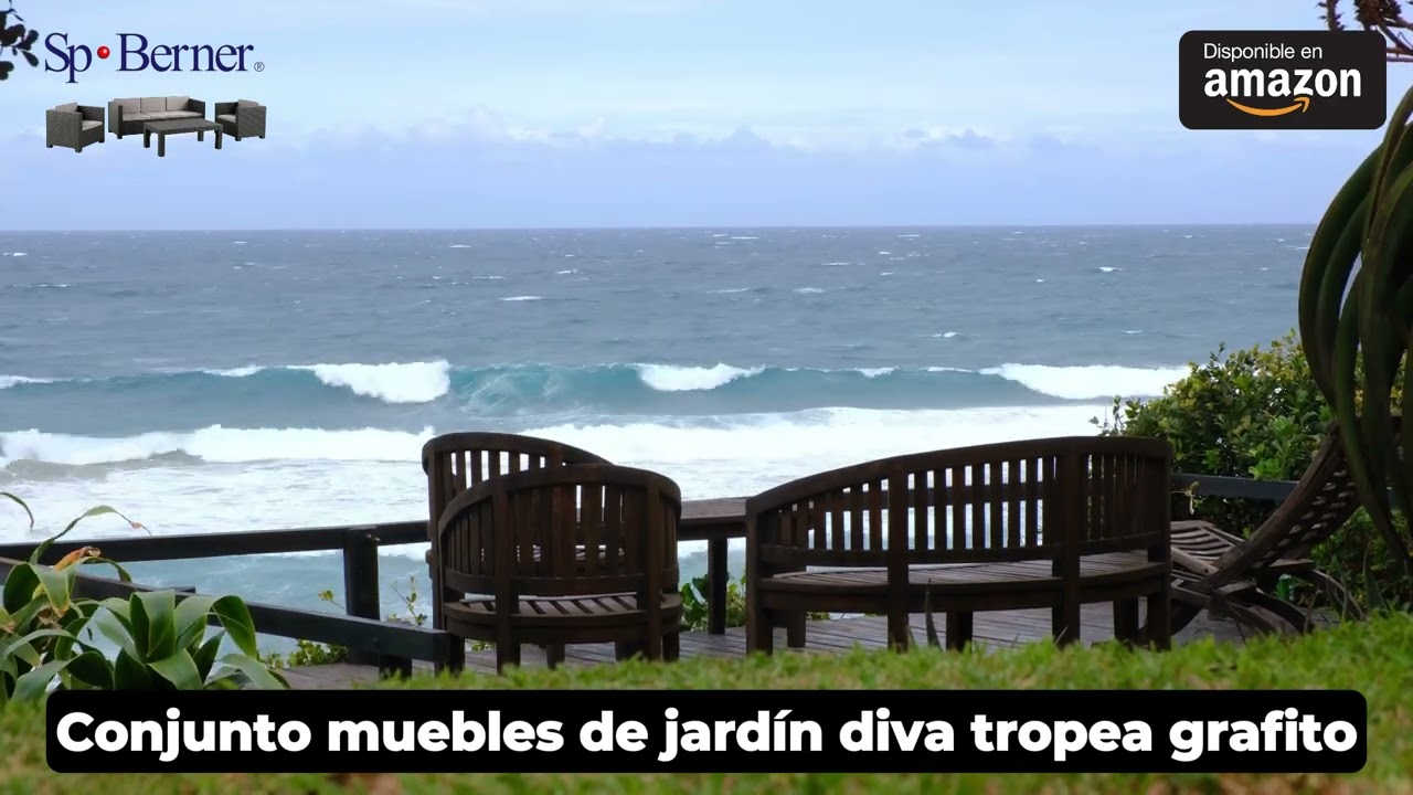 conjunto de jardin set diva tropea grafito