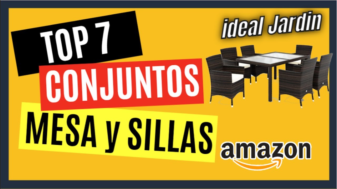 conjunto de silla y mesa jardin