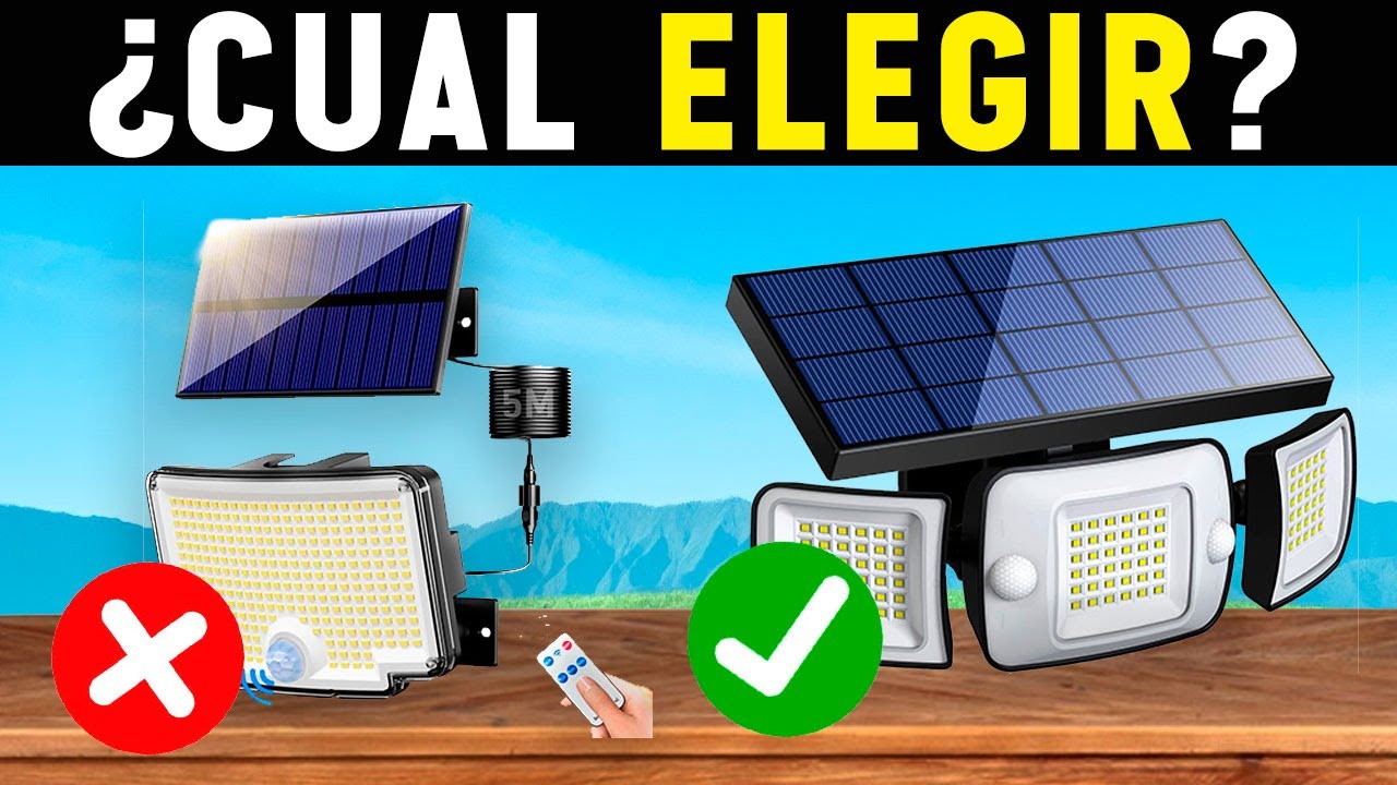 focos de luz solar para jardin