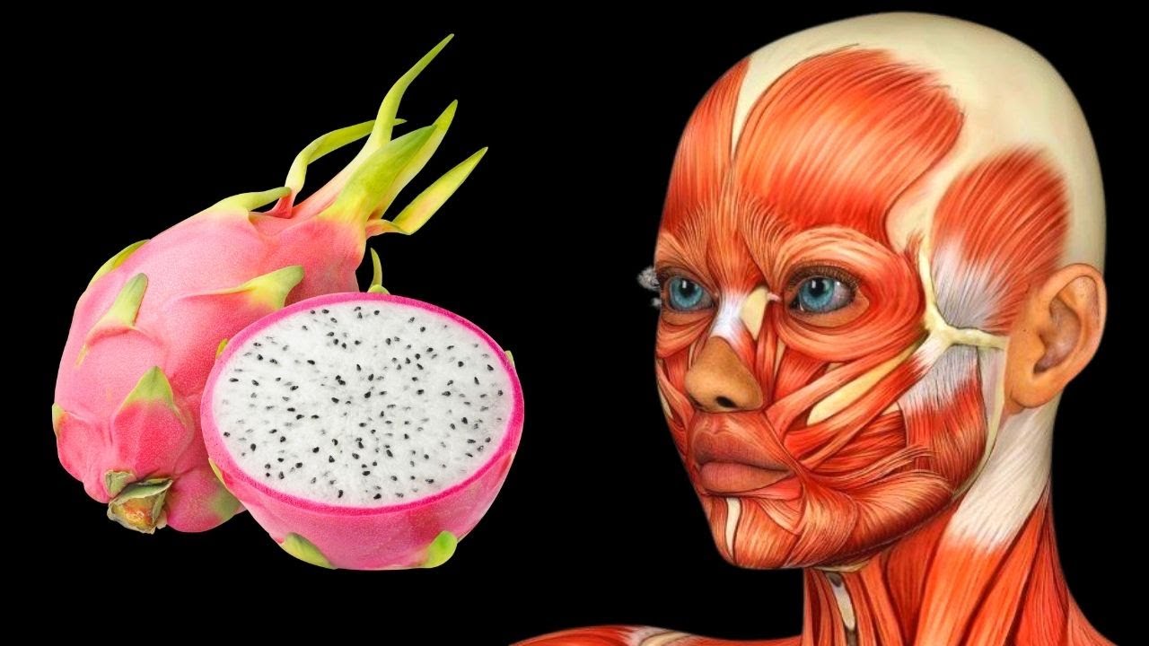 fruta rosa y blanca por dentro