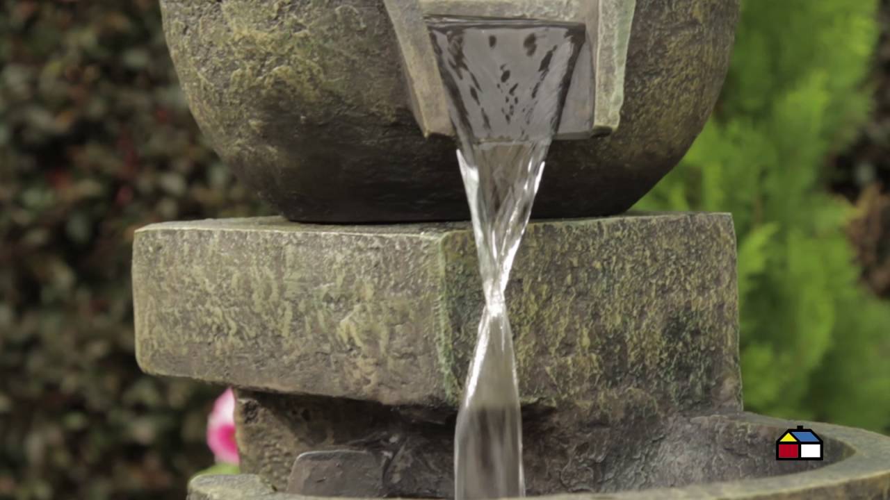 fuentes de agua para jardin exterior