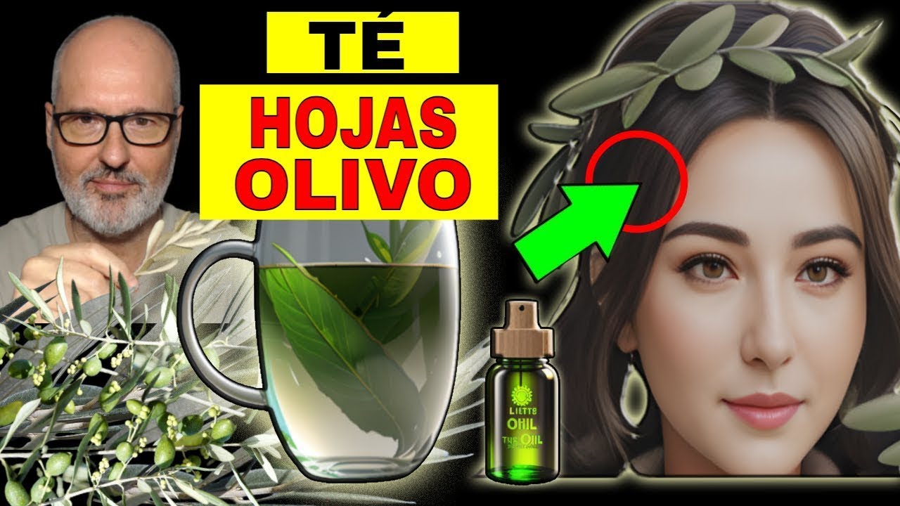 infusión de hojas de olivo secas o verdes