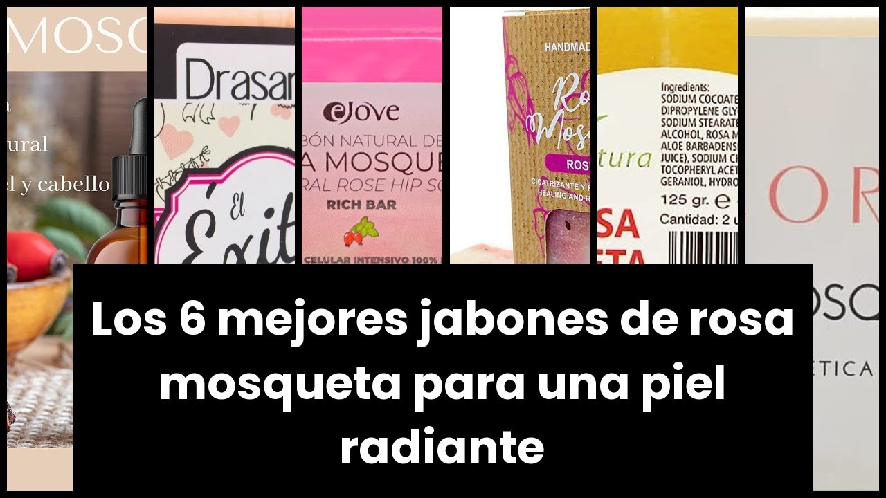 jabón de rosa mosqueta para la cara