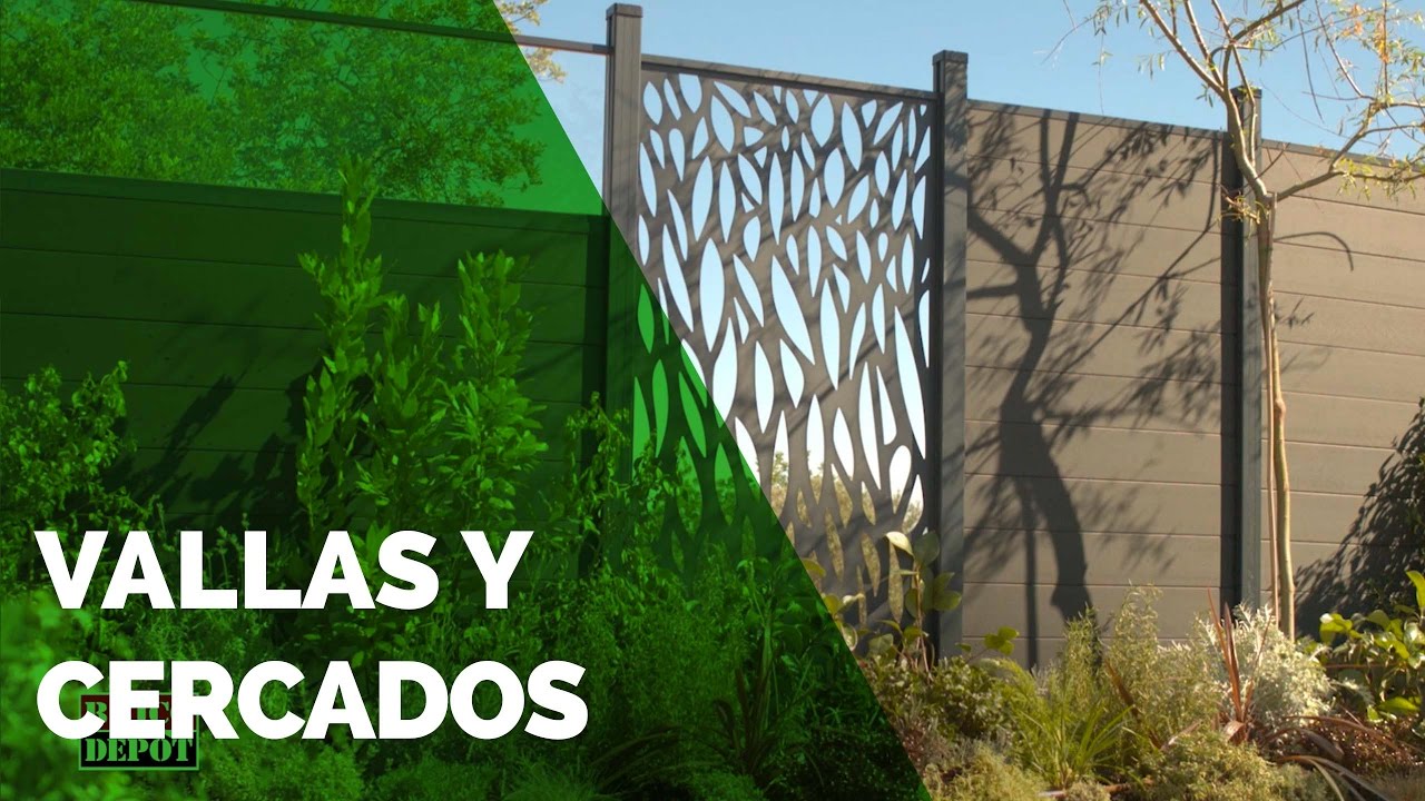 leroy merlin vallas de pvc para jardín precios