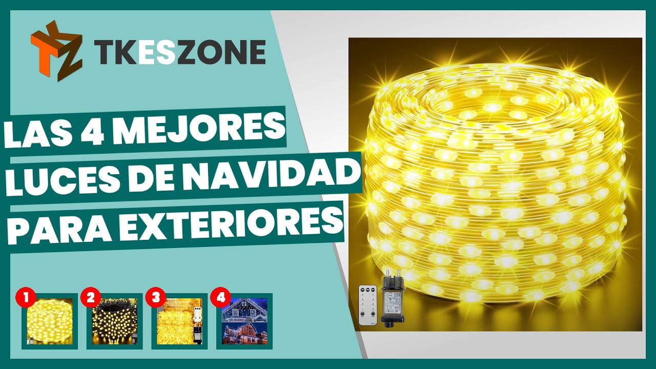 luces de navidad para arboles exteriores
