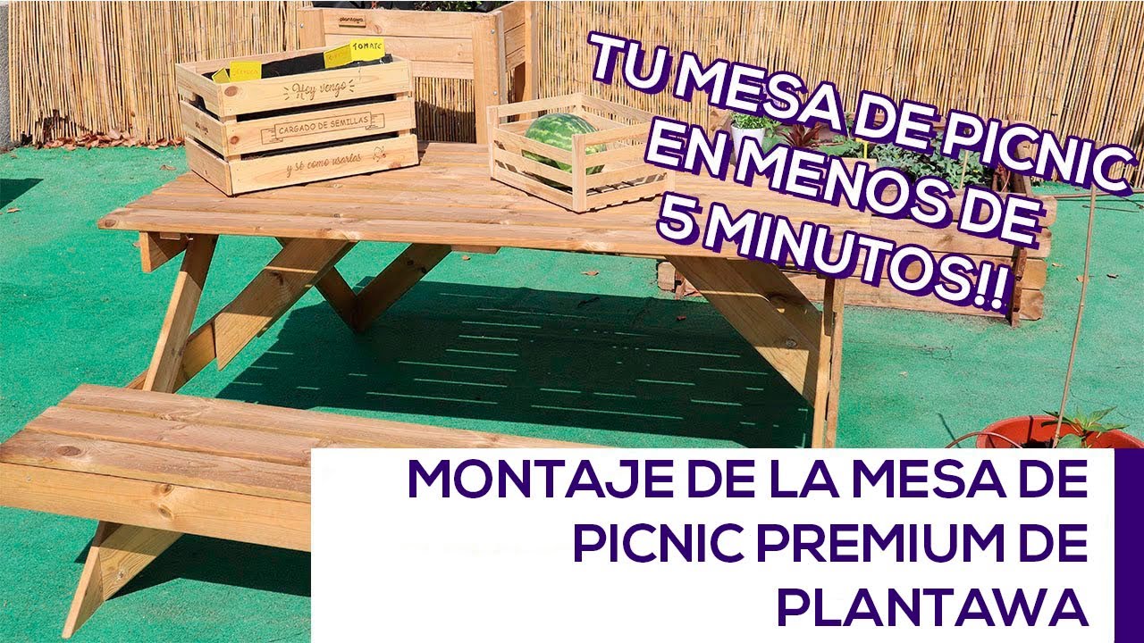 mesa jardin con agujero para sombrilla