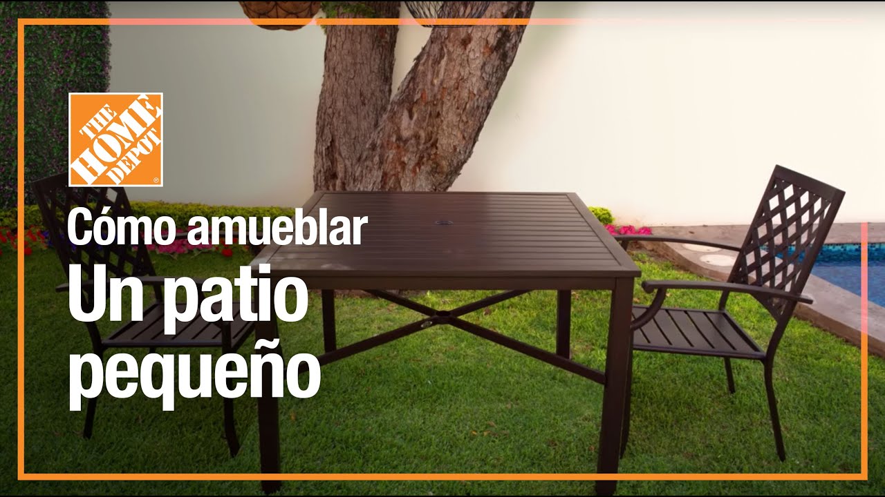 mesa y sillas para el jardin