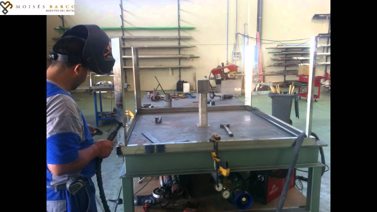 mesas de jardin de acero inoxidable