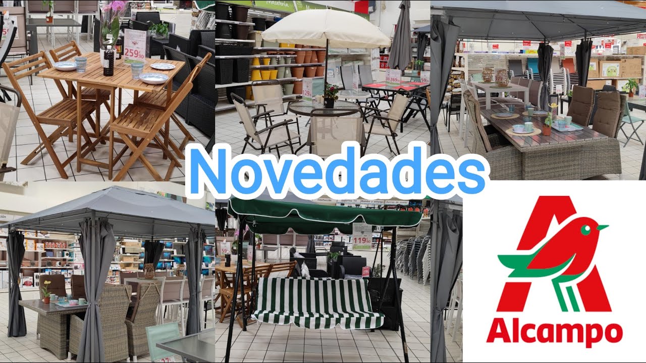 mesas y sillas de jardin alcampo