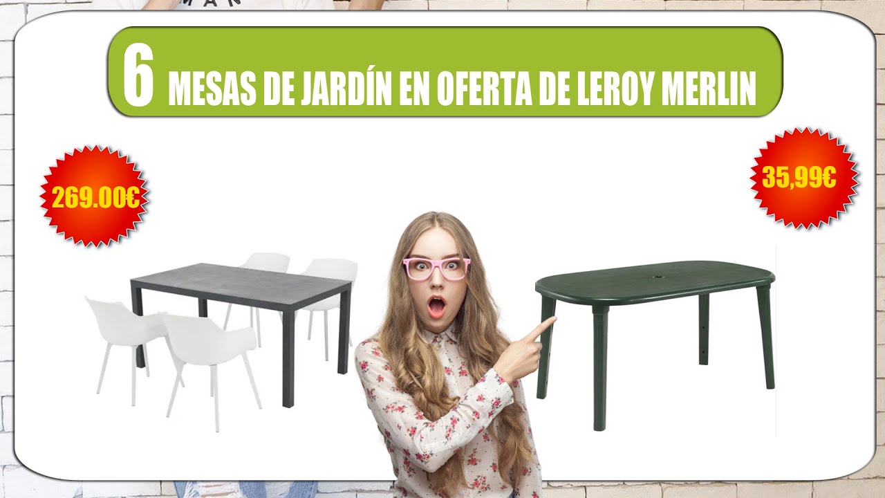 ofertas mesas y sillas de jardin