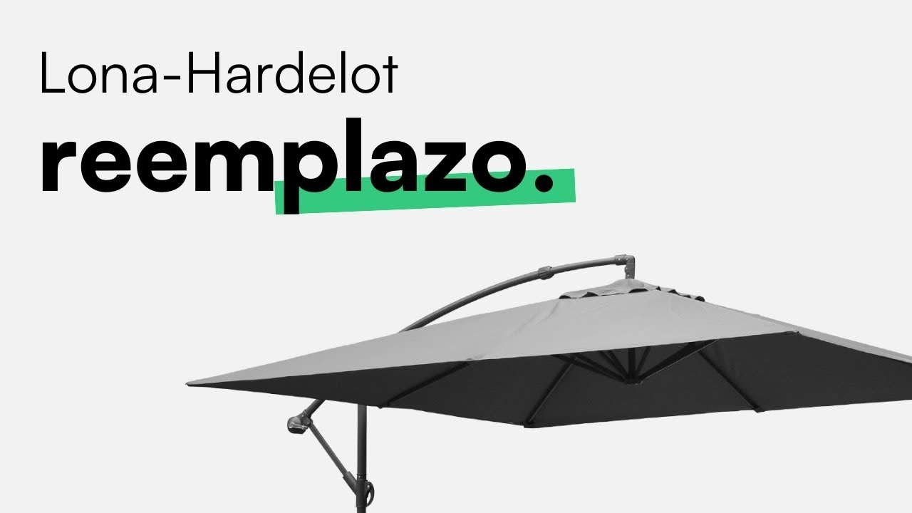 repuesto de tela para sombrilla de jardin