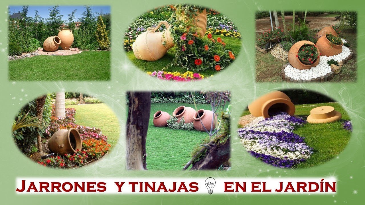 tinajas de barro grandes para jardin