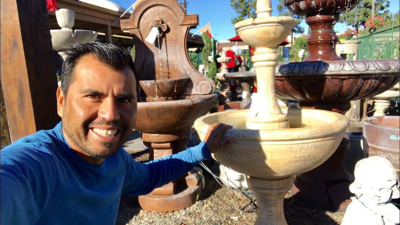 venta de fuentes de piedra para jardín