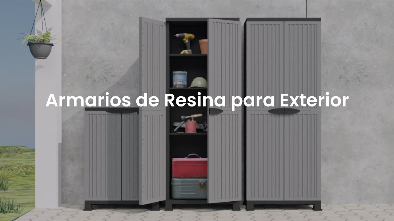 armarios de resina para exterior grandes