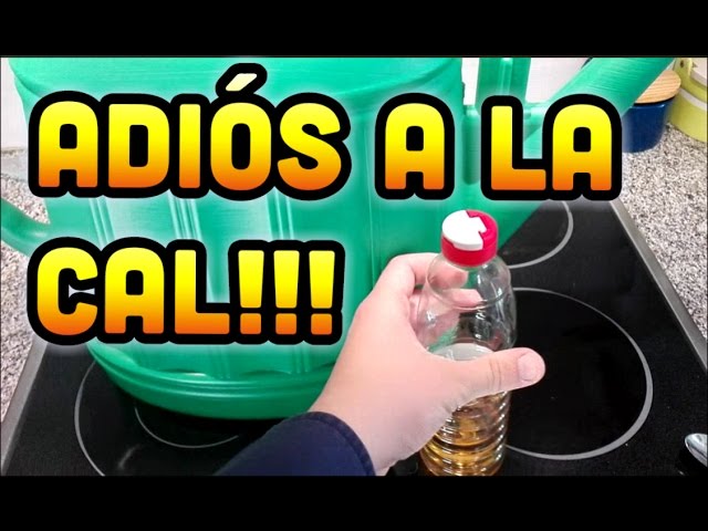 como eliminar la cal del agua para regar