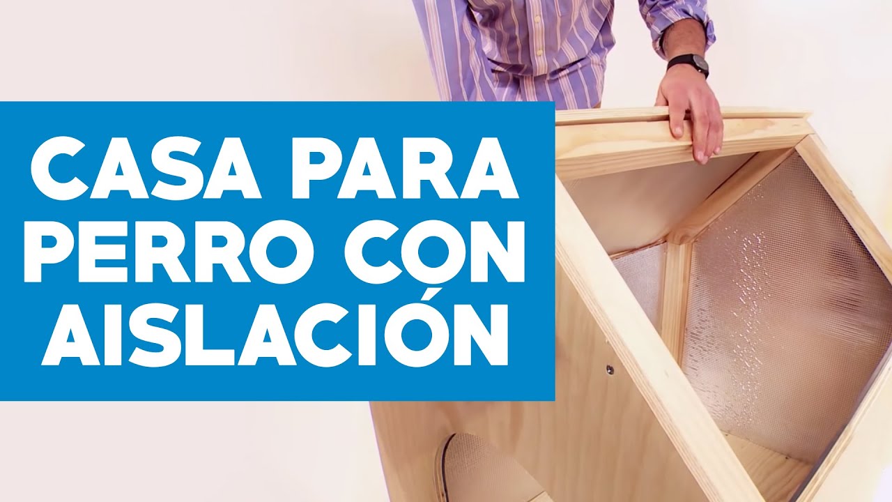 como hacer una caseta de perros para exterior