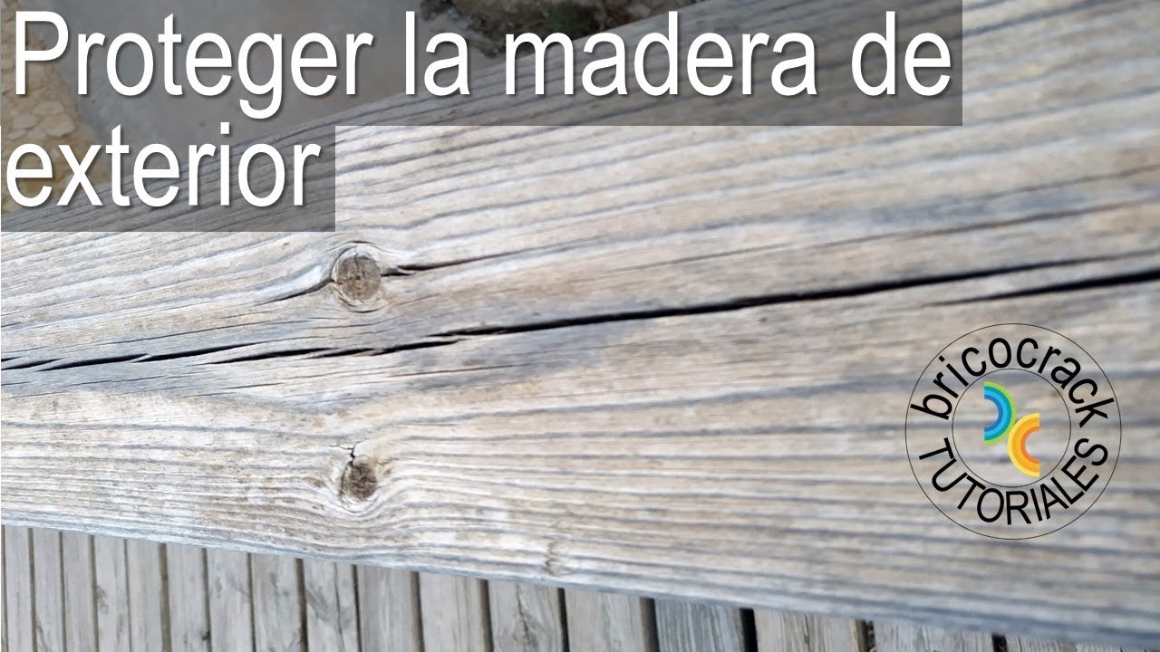 como tratar la madera para exterior