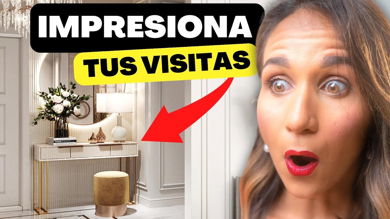 decoración para entrada de casa exterior