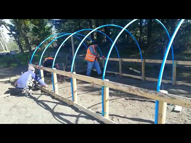 hacer invernadero con tubos de pvc