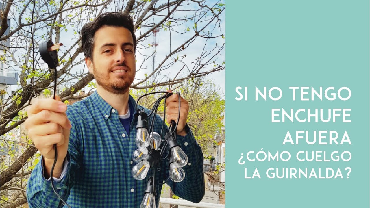 luces de navidad para exterior sin enchufe