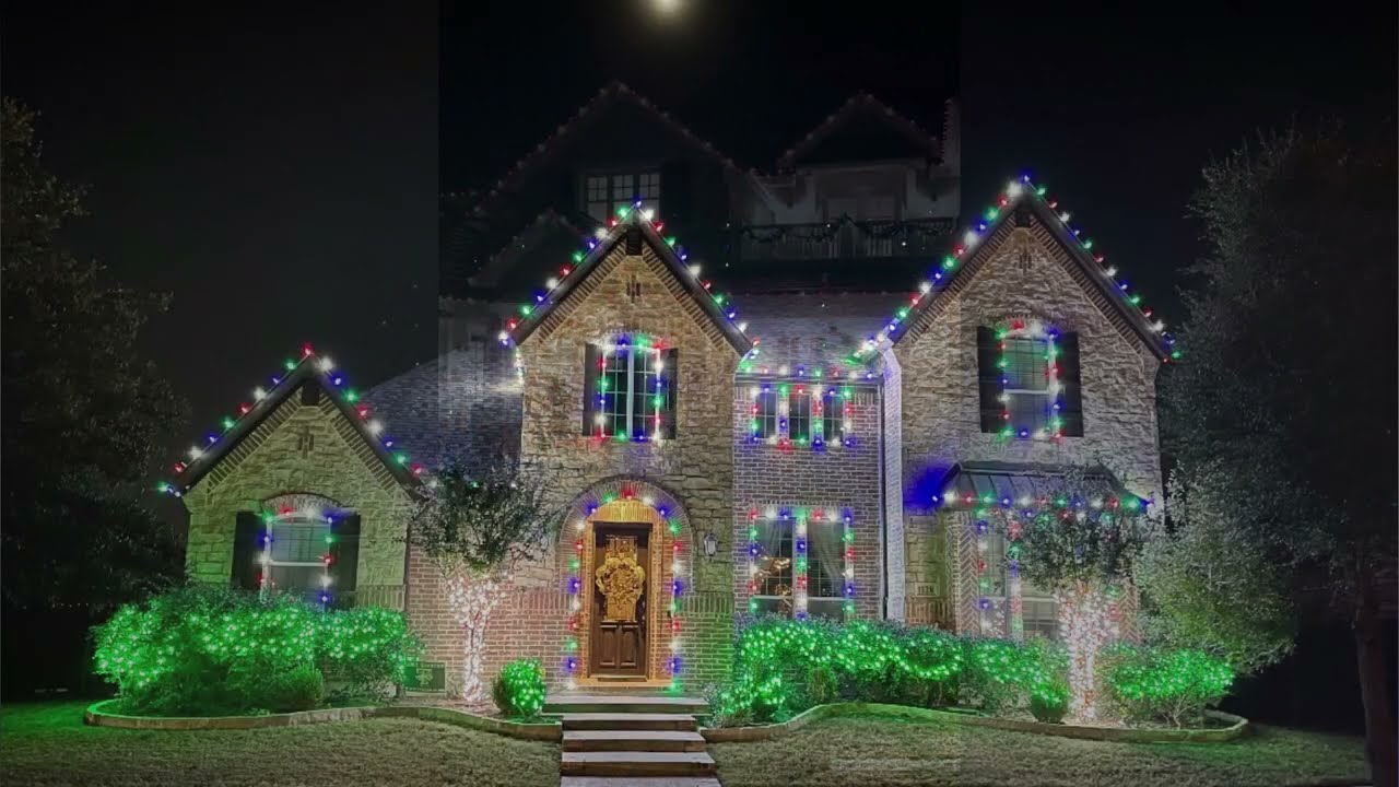 luces de navidad para exteriores de casas
