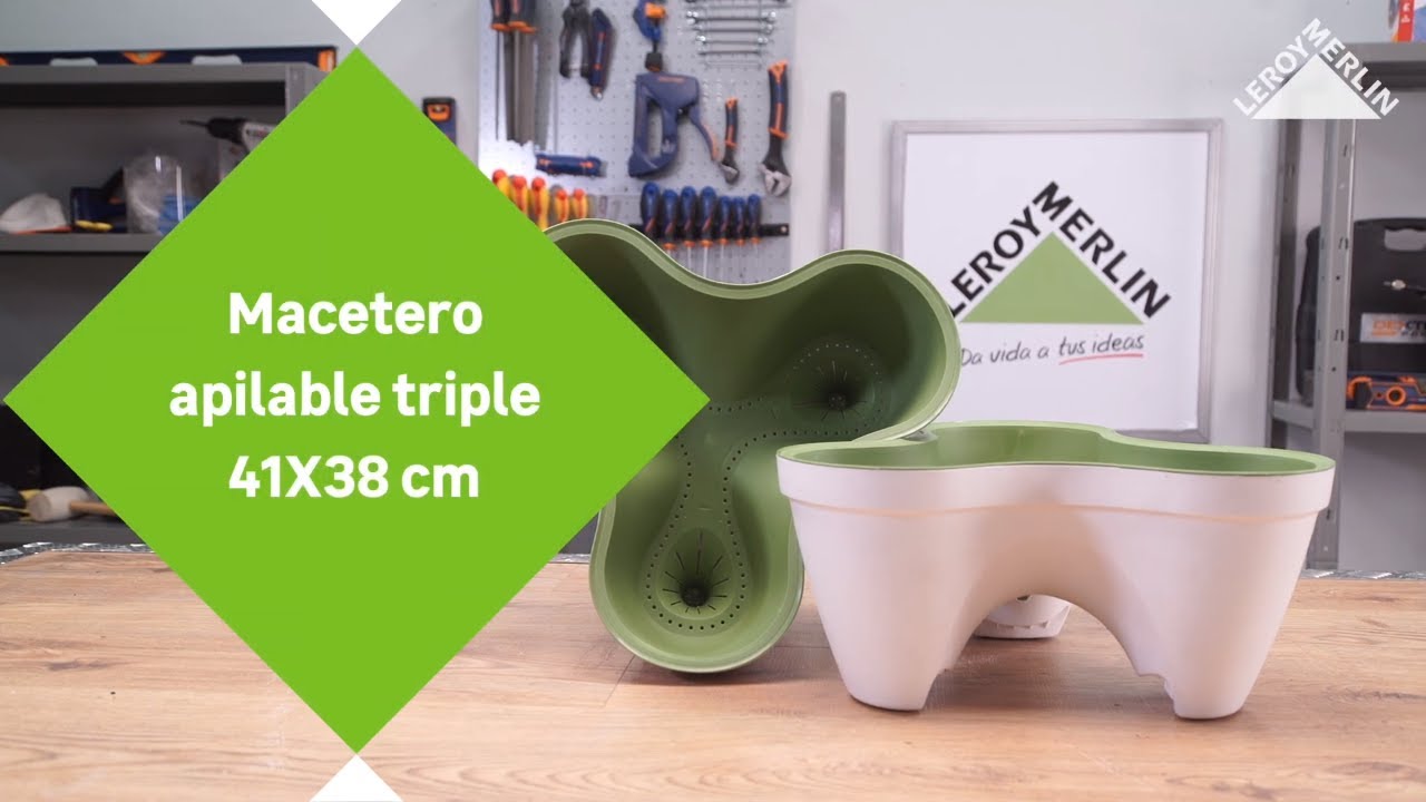 macetas grandes plástico para exterior leroy merlin