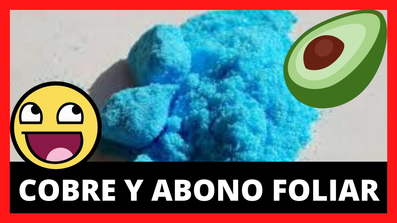 se puede mezclar cobre con abono foliar