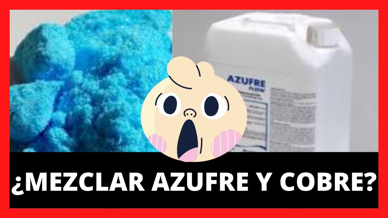 se puede mezclar cobre y azufre para fumigar